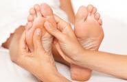 Fußmassage in der Praxis für Podologie Eberle in Laupheim