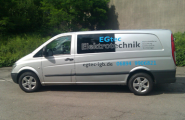 Firmenwagen von EGtec Elektrotechnik in St. Ingbert