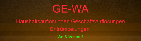 Saubere Leistung: Die Entrümpelungen von GE-WA in Dortmund  in Dortmund
