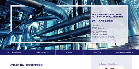 Pumpentechnik für viele Anwendungsbereiche von W. Bach GmbH in Koblenz in Koblenz