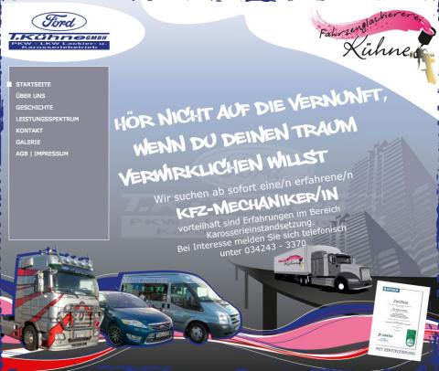 Tilo Kühne GmbH - Autolackiererei in Zahna in Zahna-Elster