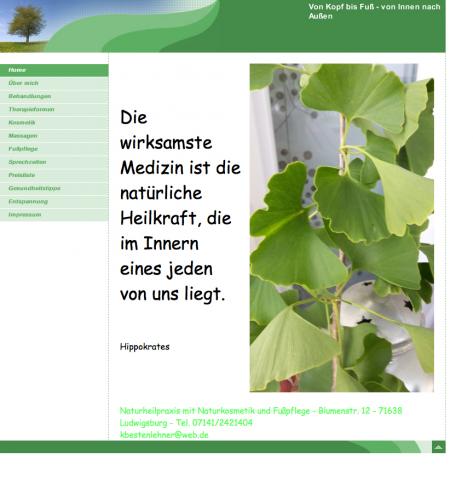 Naturheilpraxis Karin Bestenlehner - Naturheilverfahren in Ludwigsburg in Ludwigsburg