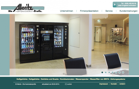 Automatenservice: Alleritz-Automaten in Berlin in Berlin