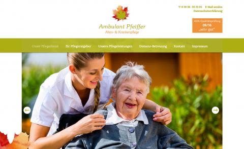 Ambulanter Alten- und Krankenpflegedienst Pfeiffer in Bergen in Bergen auf Rügen