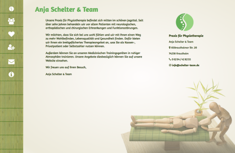 Praxis für Physiotherapie Anja Schelter & Team - für Sie da in der Umgebung Dörzbach, Assamstadt und Schöntal in Krautheim