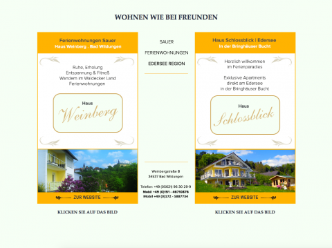 Ferienwohnung Haus Weinberg - Ferienwohnung in Bad Wildungen in Bad Wildungen