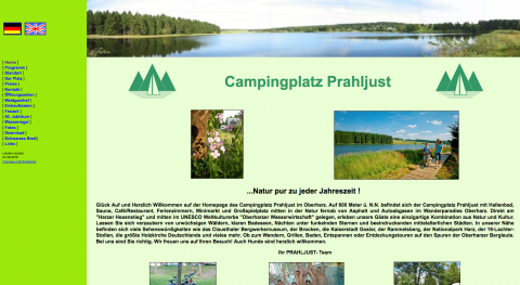 Campingplatz Prahljust - Camping in Clausthal-Zellerfeld in Clausthal-Zellerfeld