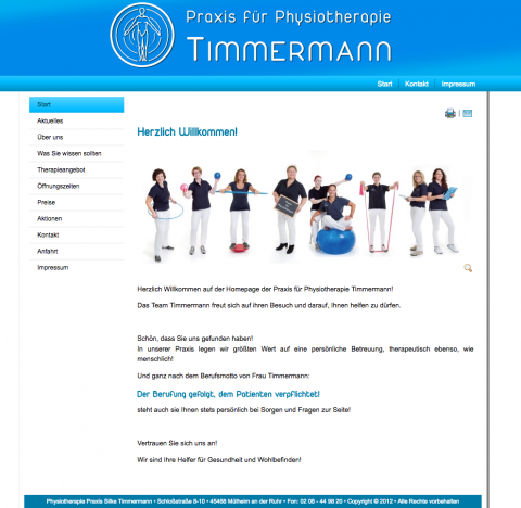 Physiotherapie Praxis Silke Timmermann - Krankengymnastik in Mülheim an der Ruhr in Mülheim an der Ruhr
