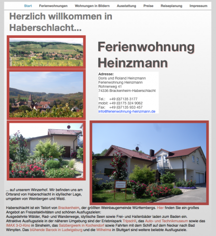 Ferienwohnung Heinzmann - Ferienwohnung in Brackenheim in Brackenheim