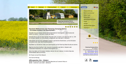 Flaeming Camping Oehna - Camping in Niedergörsdorf in Niedergörsdorf