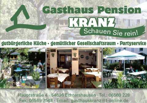 Gasthaus – Pension Kranz in Echtershause in Echtershausen