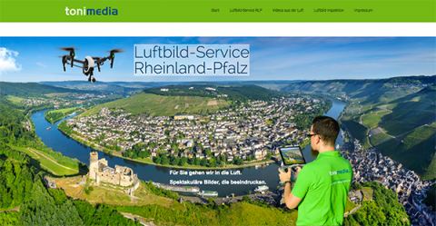 Atemberaubende Luftbilder in Rheinland-Pfalz von tonimedia in Bernkastel-Kues