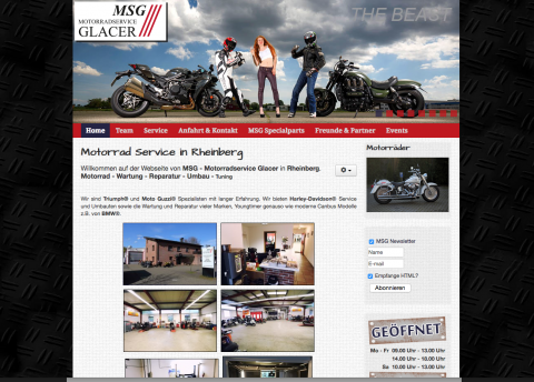MSG Motorrad Service Glacer - Motorräder in Rheinberg in Rheinberg