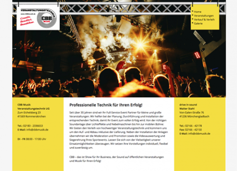 Ein Full-Service für Veranstaltungen - CBB Musik Veranstaltungstechnik in Mönchengladbach in Rommerskirchen