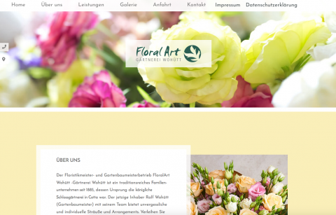 Floristik & Gartenbau bei FloralArt Wohütt Gärtnerei und Floristik in Pirna in Dohma