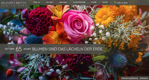 Blumenhandwerk mit Passion: Blumen Becht in Saarbrücken-Rotenbühl in Saarbrücken/Rotenbüh