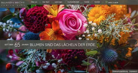 Blumengeschäft: Blumen Becht in Saarbrücken, Rotenbühl in Saarbrücken/Rotenbüh