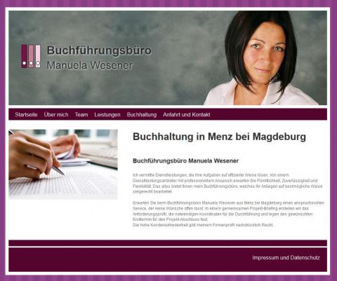 Buchführungsbüro Manuela Wesener in Menz bei Magdeburg in Menz bei Magdeburg