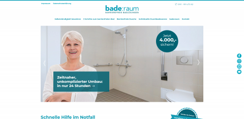 Bleiben Sie eigenständig - mit barrierefreien Badlösungen von bade:raum in Schwaig