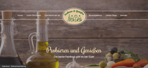 Verfeinern von Speisen mit Essig & Öl in Mannheim