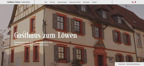 Übernachtungen in Sinsheim – Willkommen im Gasthaus Löwen in Sinsheim