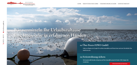 Vermittlung Ihrer Ferienunterkunft mit Peters FEWO GmbH in Cuxhaven
