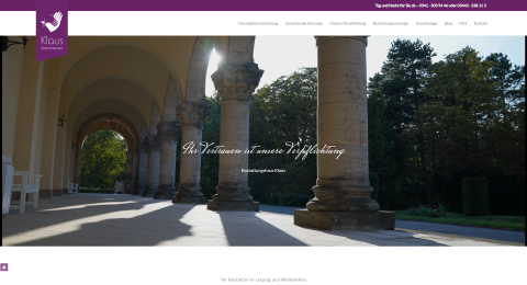 Würdevolle Bestattungen mit dem Bestattungshaus Klaus in Leipzig in Leipzig