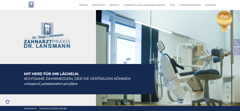 Der Zahnarzt Ihres Vertrauens in Rheine: Dr. med. dent. Tanja Lansmann in Rheine