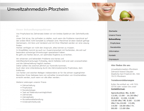 Praxis für Umweltzahnmedizin Glaudan in Pforzheim  in Pforzheim