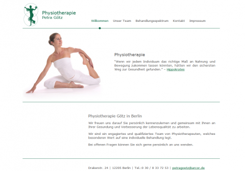 Physiotherapie Petra Götz in Berlin in Berlin