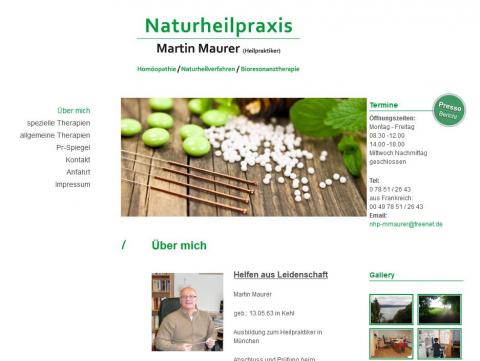 Naturheilpraxis Martin Maurer – Heilpraktiker in Kehl in Kehl