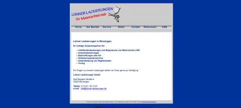 Lohner Lackierungen GmbH - Autolackiererei in Münsingen in Münsingen