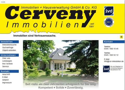 Cerveny Immobilien und Hausverwaltung GmbH & Co. KG in Halle/Saale in Halle/Saale