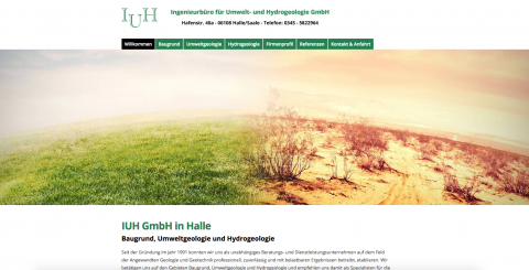 Baugrundgutachten von Ingenieurbüro für Umwelt- und Hydrogeologie GmbH in Halle/Saale in Halle (Saale)