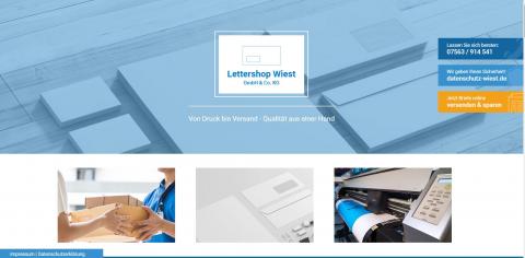 Lettershop Wiest – Ihre Druckservice-Experten  in Kisslegg