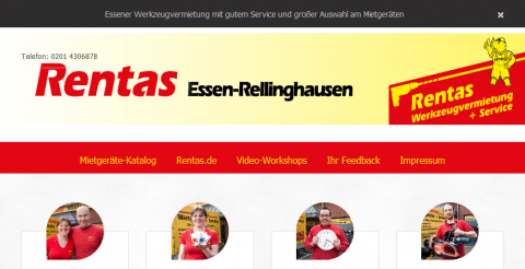 Rentas Mietgeräte + Service in Essen in Essen