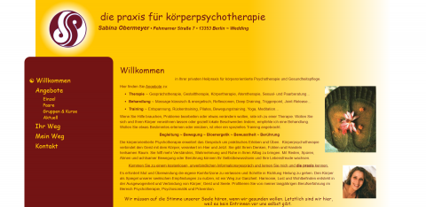 Körperpsychotherapie mit Heilpraktikerin Sabina Obermeyer in Berlin