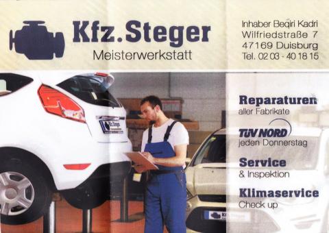 Kfz Steger - Autoreparatur-Werkstatt in Duisburg in Duisburg