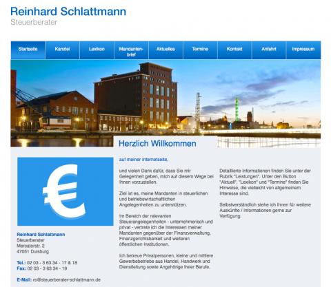 Steuerberater Reinhard Schlattmann in Duisburg in Duisburg