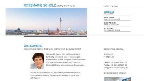 Steuerkanzlei Rosemarie Scholz in Berlin in Berlin