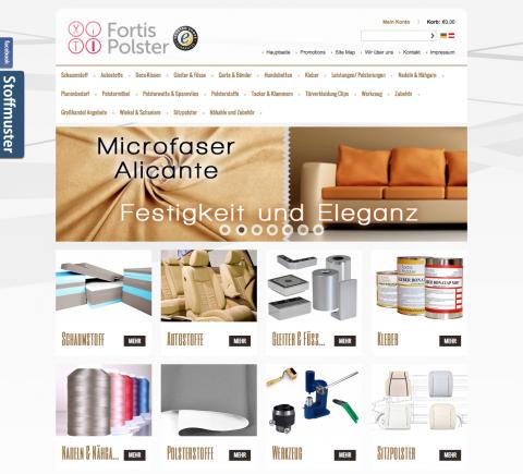 Polsterstoff Onlineshop: FORTIS Tomasz Jakubow e.K.  in Hoyerswerda 