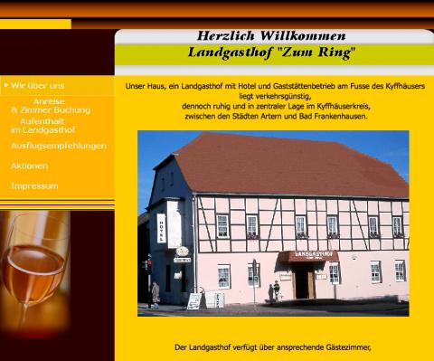 Hotel und Landgasthof Zum Ring - Hotel in Ringleben in Ringleben