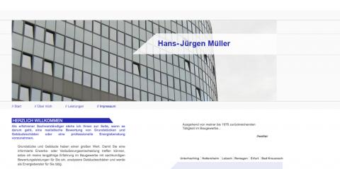 Hans-Jürgen Müller: Sachverständiger für Immobilien in Frankfurt in Hattersheim