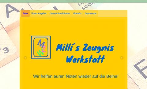 Millis - Zeugnis - Werkstatt – Einzelnachhilfe zu Hause in Alfeld (Leine)