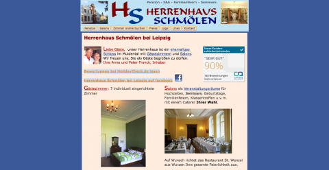 Herrenhaus Schmölen - Pension in Bennewitz in Bennewitz