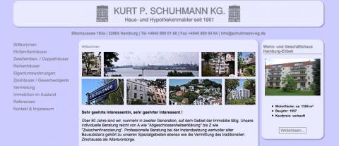 Vertrauensvoller und diskreter Haus- und Hypothekenmakler in Hamburg: Kurt P. Schuhmann KG in Hamburg