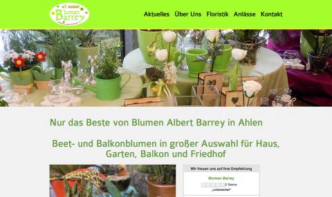 Barrey Albert Blumen und Gartenbau - Blumengeschäft in Ahlen in Ahlen