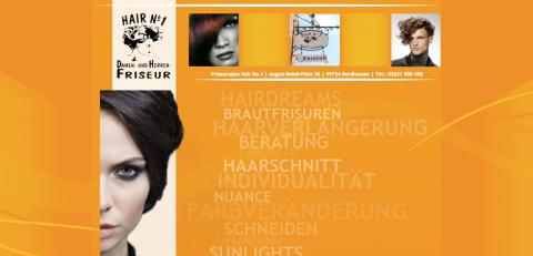 Friseur für Damen und Herren in Nordhausen: Friseursalon Hair No.1 in Nordhausen