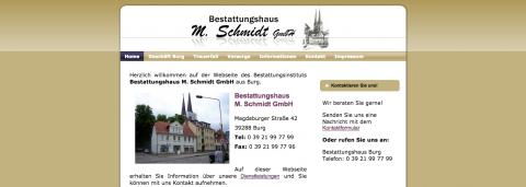 Bestattungshaus M. Schmidt GmbH - Bestattung in Burg in Burg