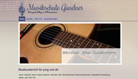 Musikschule Gündner im Landkreis Alzey-Worms - Musikschule in Gundersheim in Gundersheim